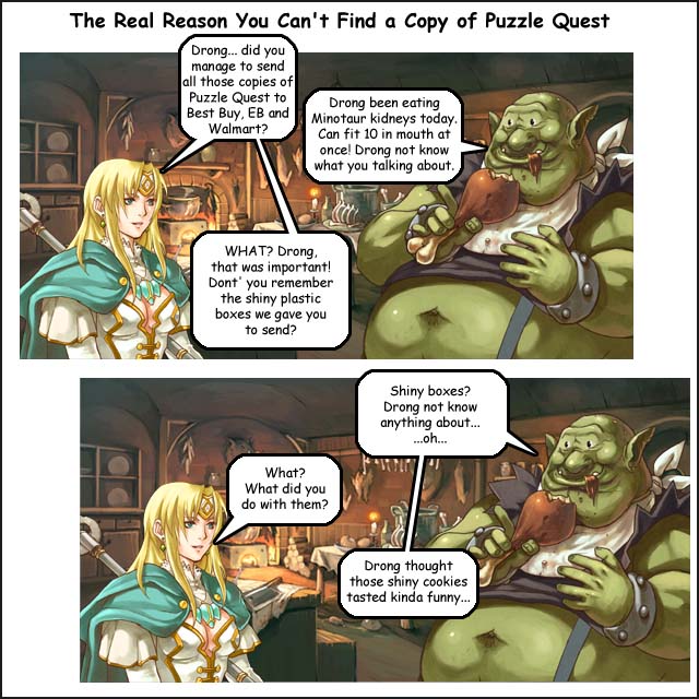 Puzzle Quest: Challenge Of The Warlords – Alternate ending sequence