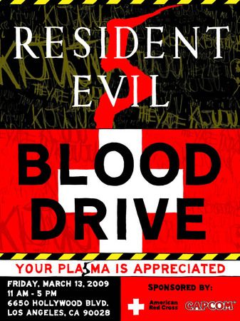 Capcom lance Resident Evil 5 par une collecte de sang