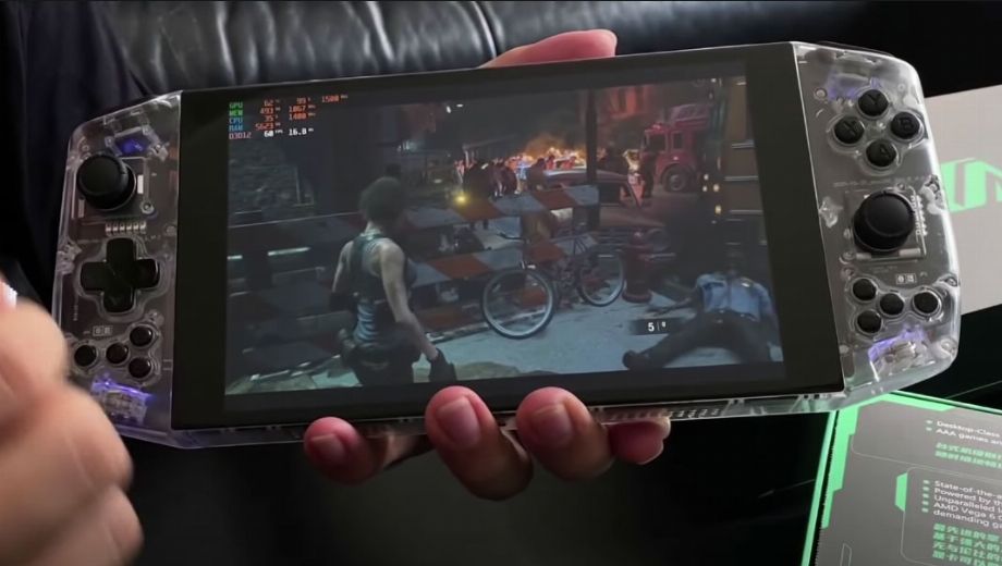 This handheld console has an AMD 4500U APU in it