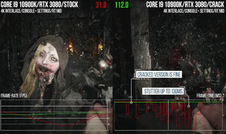 Resident Evil Village crack fixes Denuvo stuttering