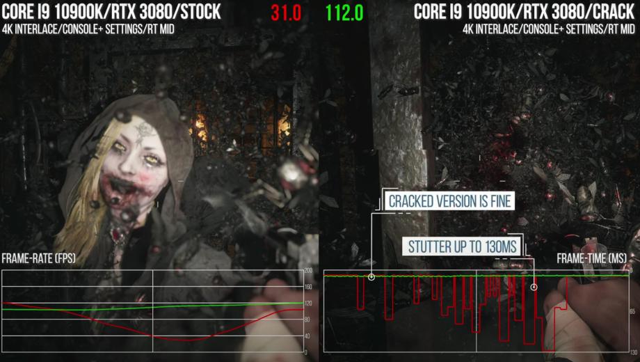 Resident Evil Village crack fixes Denuvo stuttering