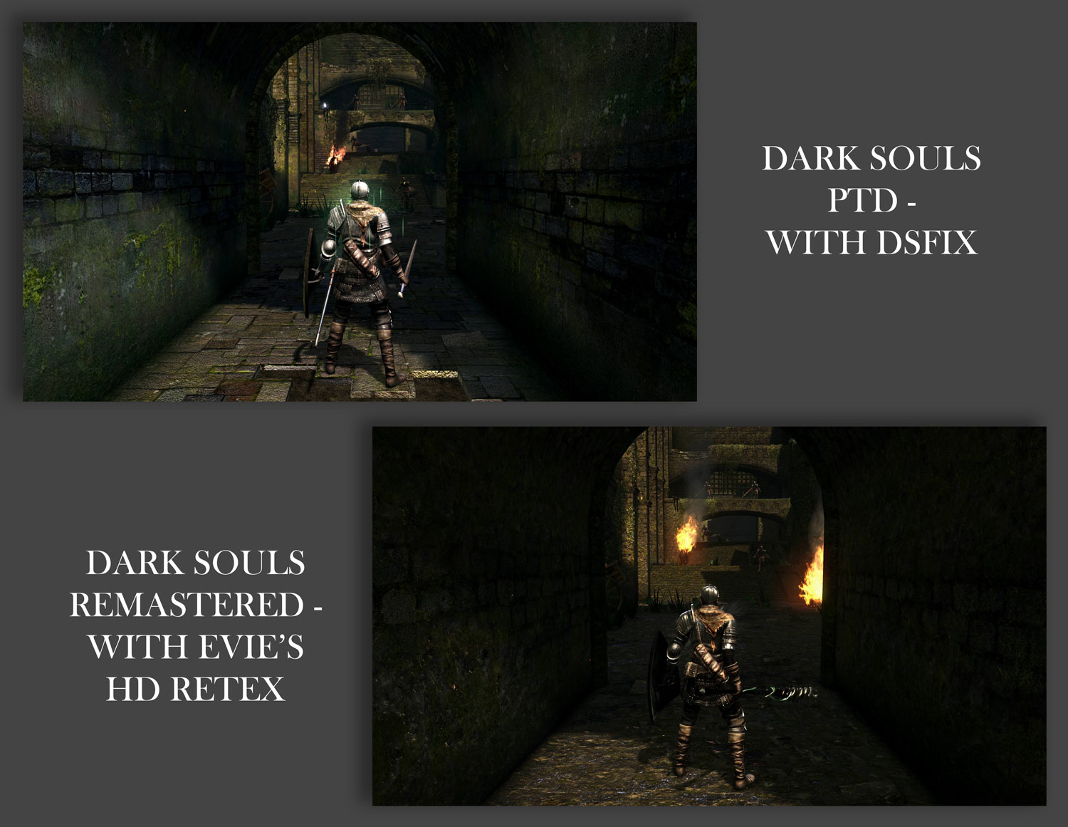 Dark Souls “Evie’s Ultra HD” texture back makes the game look like new