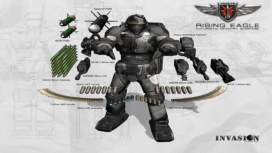 Rising Eagle: Futuristic Infantry Warfare