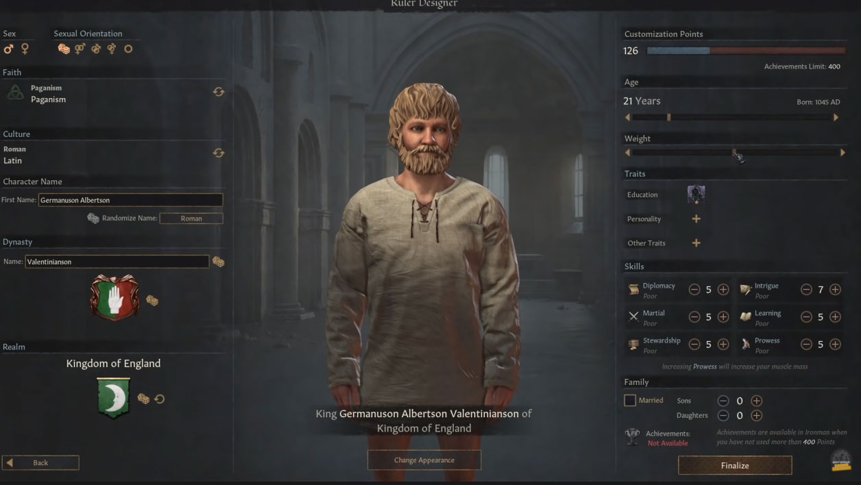 Crusader Kings III te permite convertirte en un tirano medieval