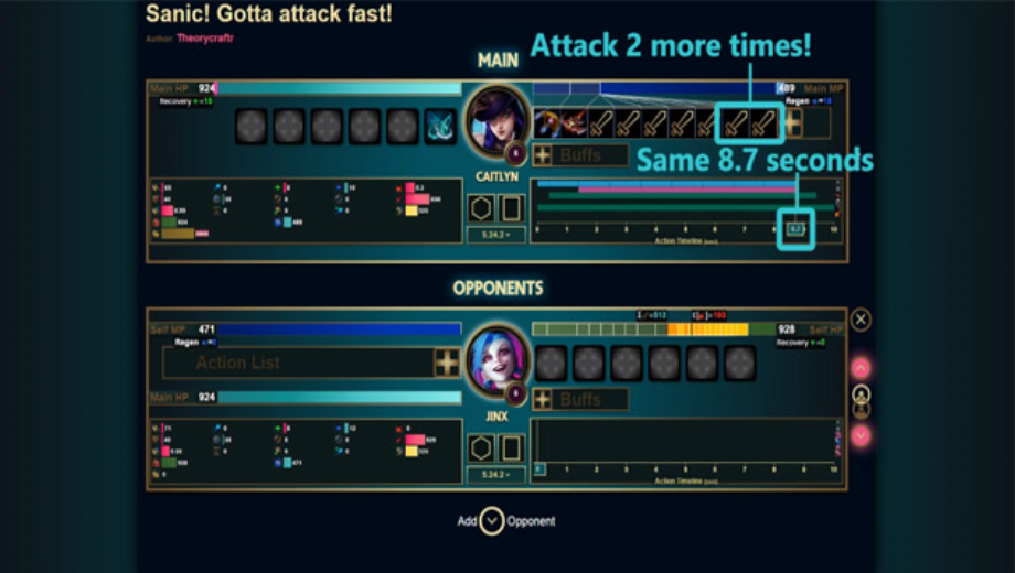 LoL TheoryCraftr lets you simulate games of League