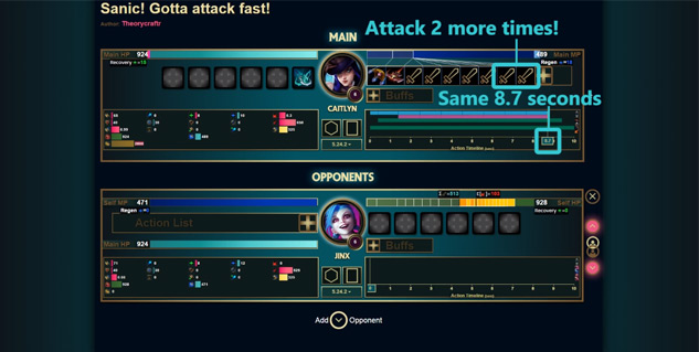 LoL TheoryCraftr lets you simulate games of League