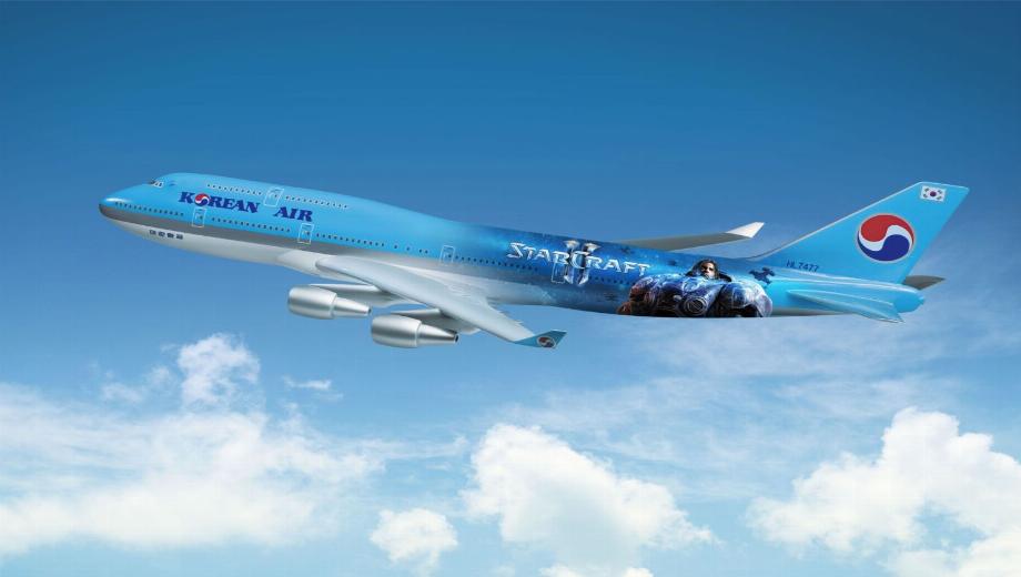 StarCraft II: Wings Of Liberty Soars In The Sky With Korean Air