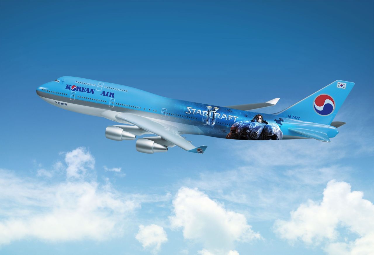 StarCraft II: Wings Of Liberty Soars In The Sky With Korean Air