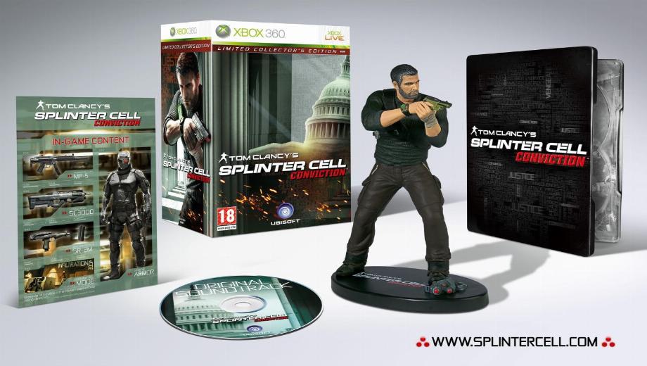 Splinter Cell Conviction Collector’s Edition Includes Miniature Sam Fisher