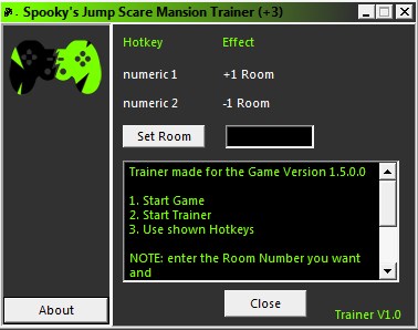 Spooky’s Jumpscare Mansion Trainer (+3) ROOM HACK