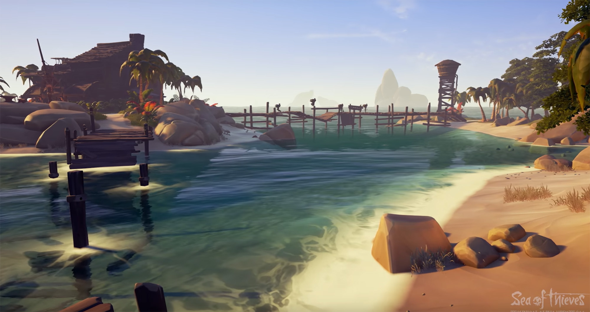 Skelette und neue Inseln erscheinen im Alpha-Update von Sea of Thieves