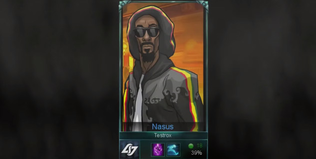 Jemand hat einen Snoop Dog LoL Skin erstellt