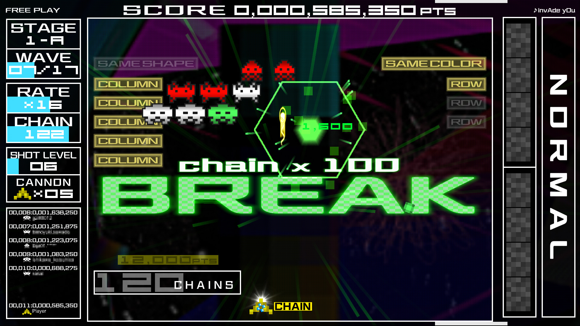 Space Invaders Extreme – Achievements