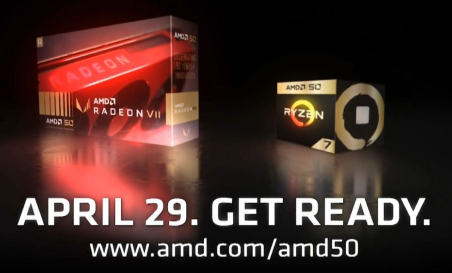 AMD Radeon VII y 2700X Anniversary Editions confirmadas para el 29 de abril
