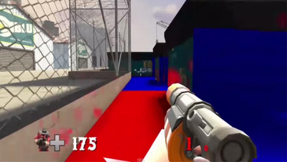 Team Fortress 2 modded into Splatoon