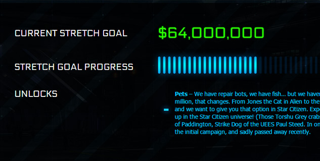 Star Citizen breaks $63 million, shows no sign of stopping