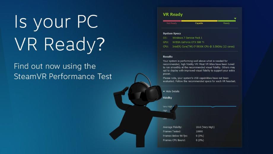 Valve Release Tool To Test Your PC’s Virtual Reality Performance