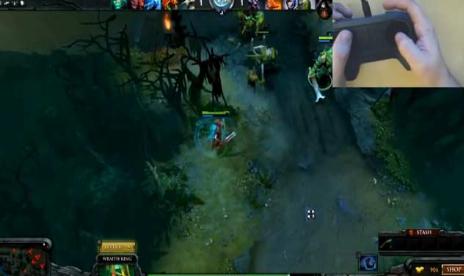 Wie würde sich DotA 2 auf dem Steambox-Controller spielen?