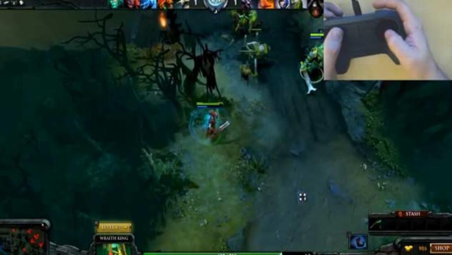 How would DotA 2 play on the Steambox controller?