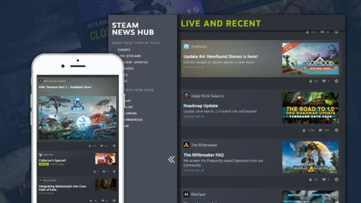 Steam’s new News Hub gives you all the dirt on the latest games
