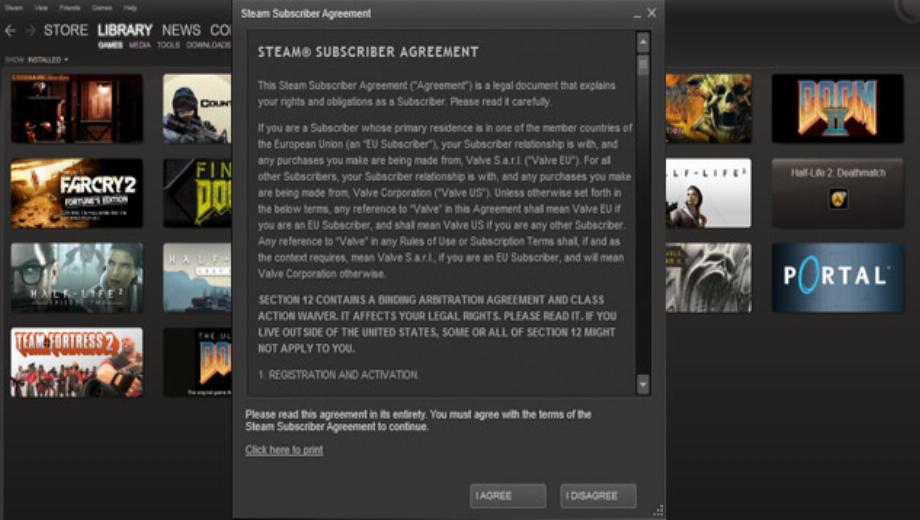 Steam AGB-Änderungen werden rechtlich angefochten