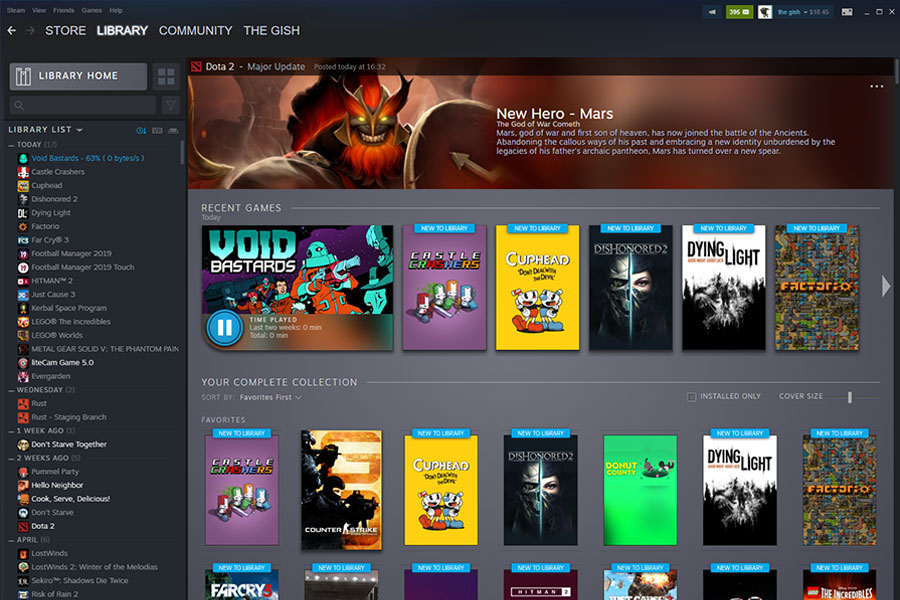 Steam’s new game library system to get public beta in a few weeks
