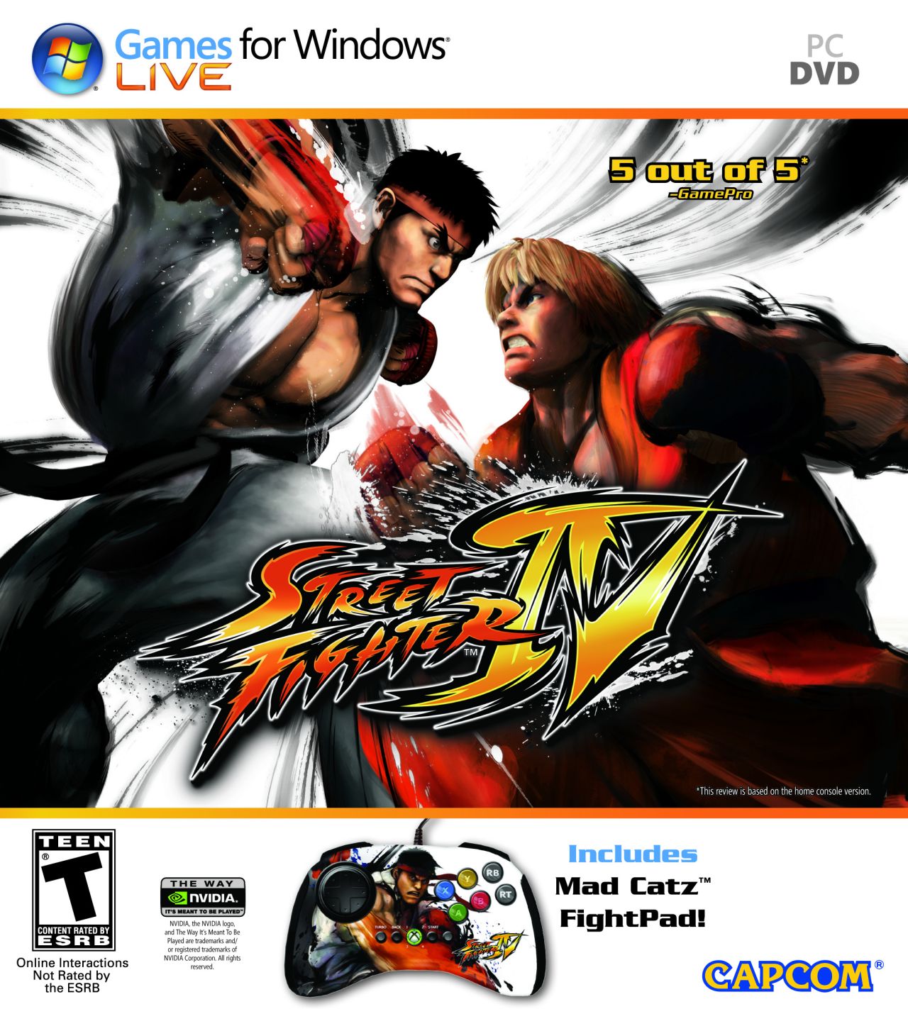 Street Fighter IV PC Fight Pad Bundle Unveiled