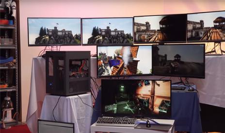 Dépensez $30 000 pour un PC et vous pourrez faire tourner sept jeux en même temps.
