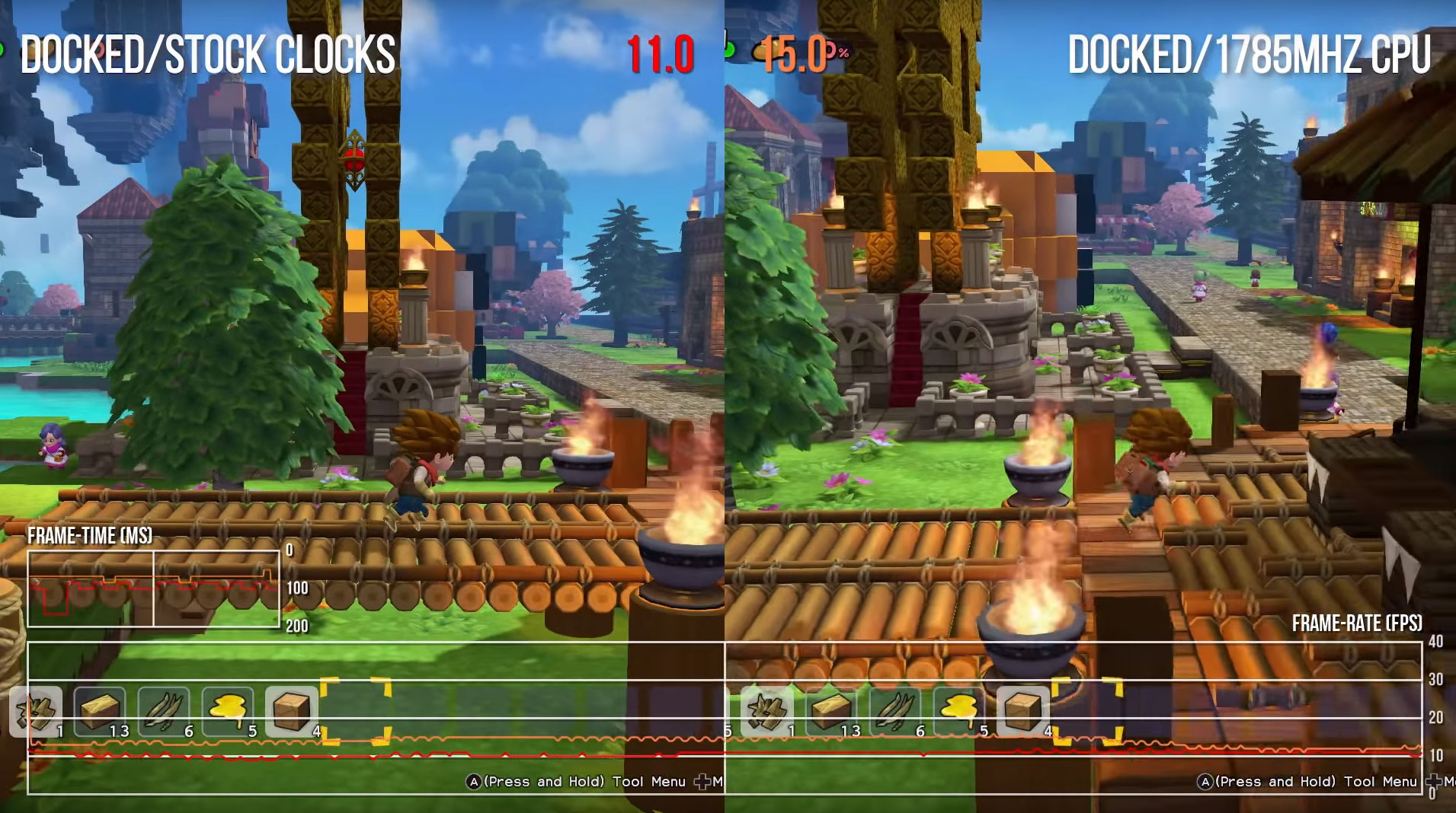 L'overclocking de la Nintendo Switch donne d'excellents résultats
