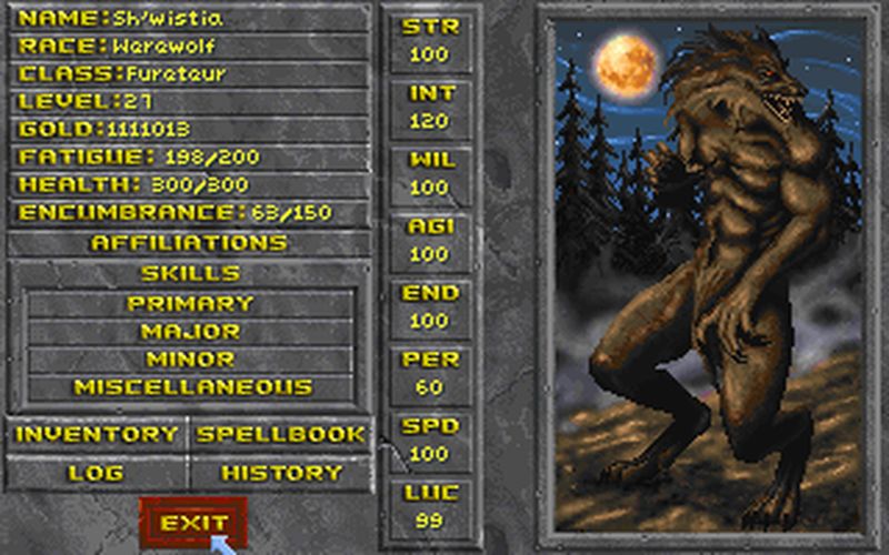 Daggerfall: Elder Scrolls 2 – FAQ v098