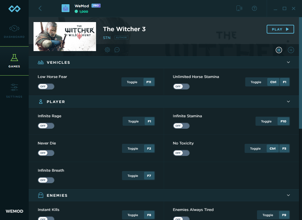 The Witcher 3 v1.21 Entrenador +10 (Steam)
