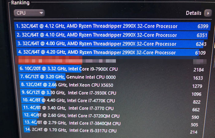 Threadripper 2 CPU benchmark and CPUZ leaks give chip details