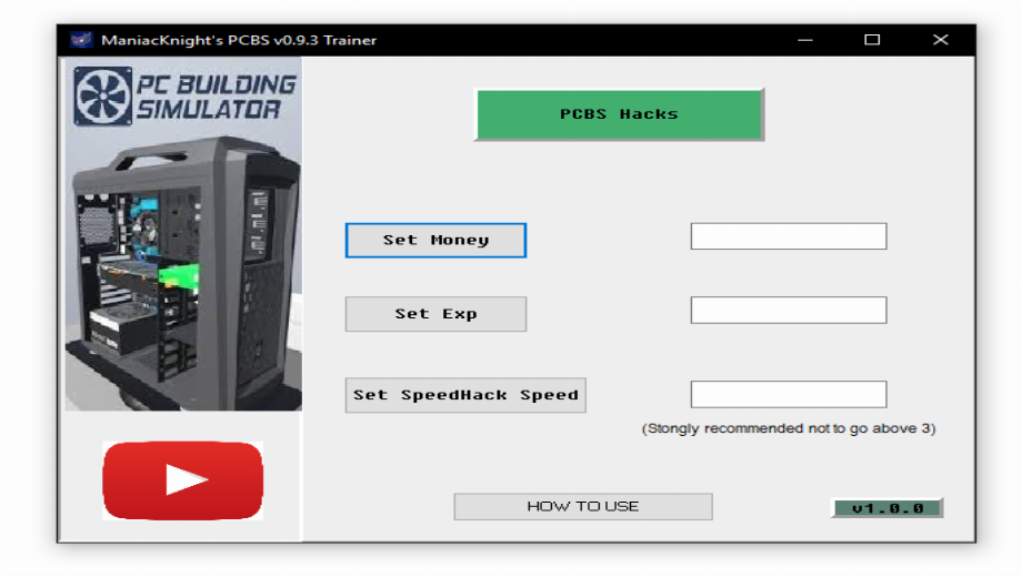 PC Building Simulator v0.9.3 +3 Trainer (Añade tus propios valores) [ManiacKnight]