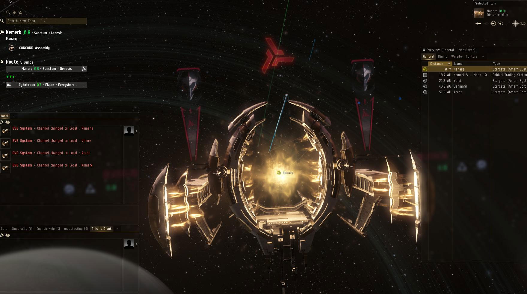 Aliens have arrived in Eve Online, disrupting the latest war