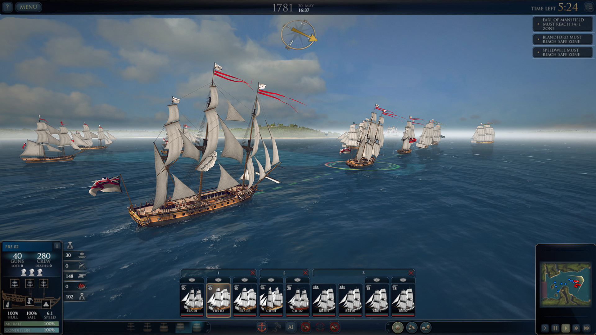 Ultimate Admiral: Age of Sail v1.1.7 (+4 Entrenador)