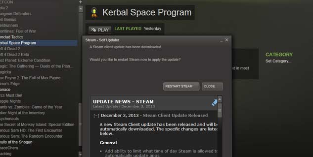 Steam se actualiza y mejora las opciones de descarga