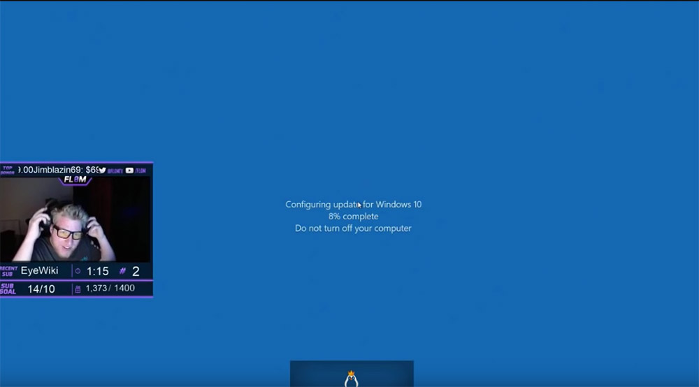 Windows 10 upgrade crashes Counter Strike stream