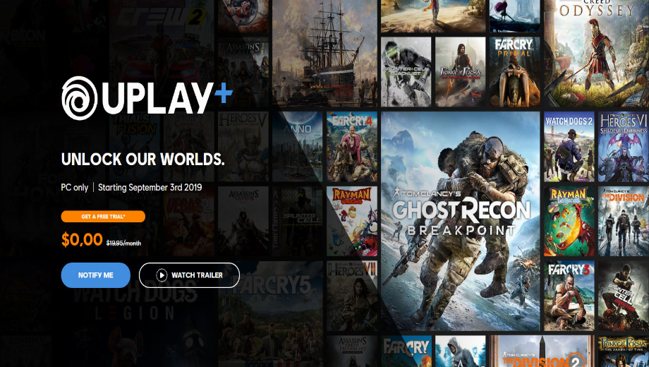Ubisoft’s UPlay Plus subscription will include its full catalog