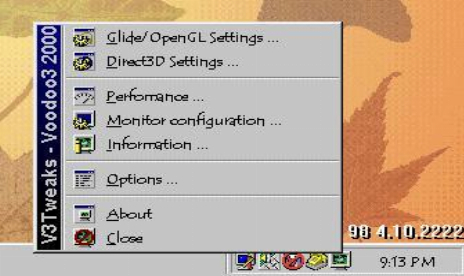 Get the most out of your Voodoo 3-V3 Tweaks