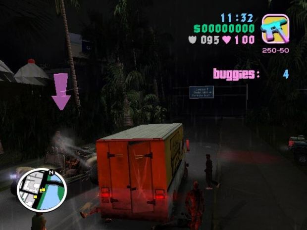 Grand Theft Auto : Vice City - Long Night Zombie Mod