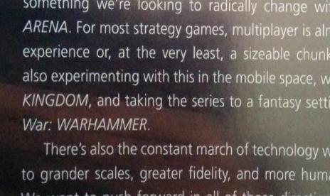 Total War: Warhammer is in the works