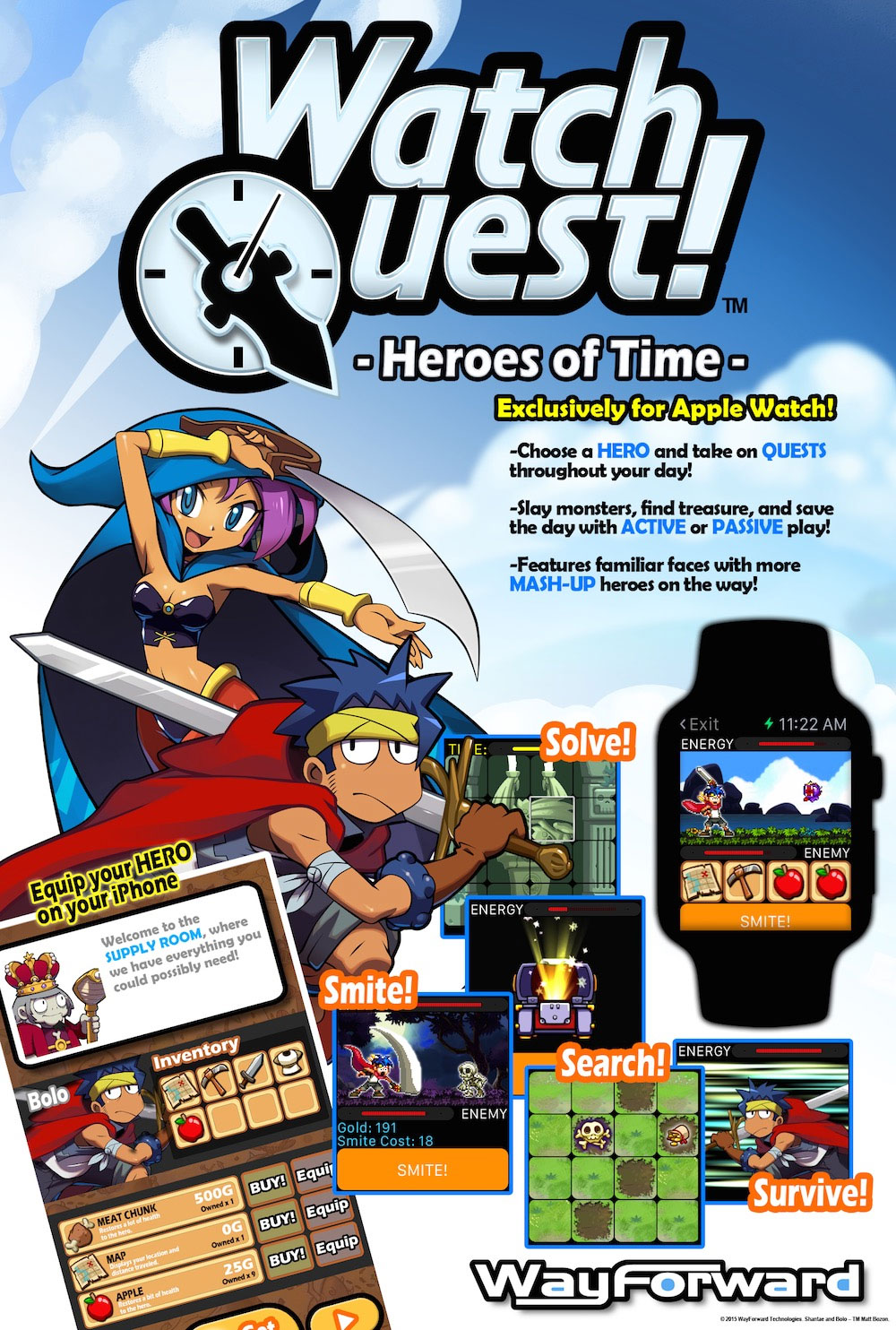Watch Quest est le premier jeu sur smartwatch