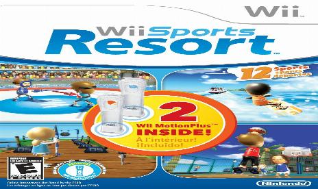 New Wii Sports Resort Bundle Includes 2 MotioPlus Units For 60 USD
