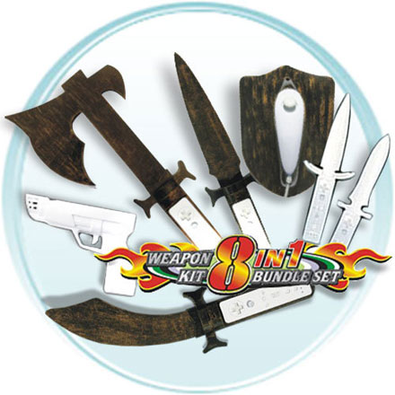 Kit Offers 8 WiiMote Weapon Accessories