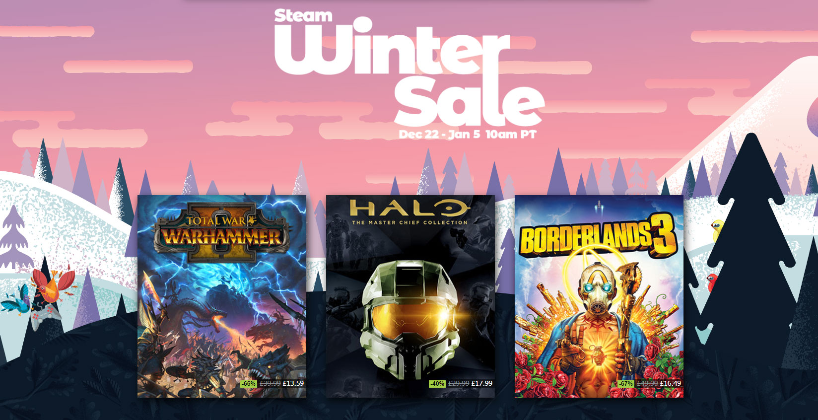 The Steam Winter Sale is now live