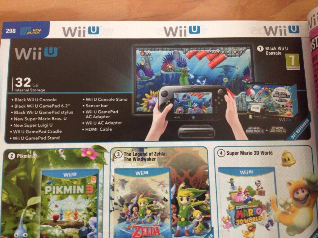 New Wii U bundle to include Super Mario Bros U, Luigi U