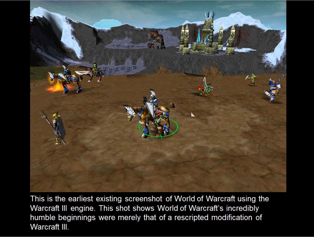 Blizzard comparte las primeras imágenes de desarrollo de World Of WarCraft