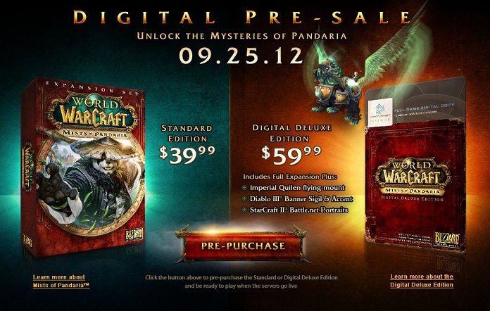 World of Warcraft: Revelada la fecha de lanzamiento de Mists of Pandaria
