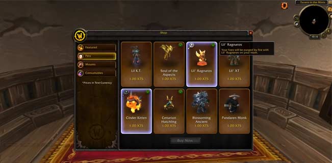 Neuer WoW-Shop bietet Haustiere und Reittiere an