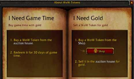 WoW Tokens shed 25 per cent value in just 24 hours